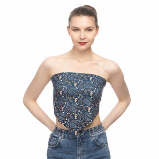 ZooZatz Fullerton Festival Tie Back Top - Navy